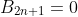 B_{2n+1}=0